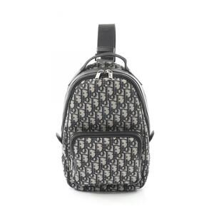 Dior Rider Sling Bag, Oblique Jacquard Waist Canvas and Leather, Men's, Beige...